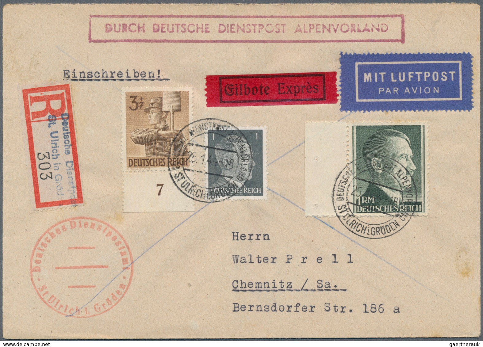 Deutsches Reich: 1877/1941, 30 Belege, Alle Per Eilboten, Rohrrpost/Eilboten, Luftpost-Eilboten Sowi - Collections