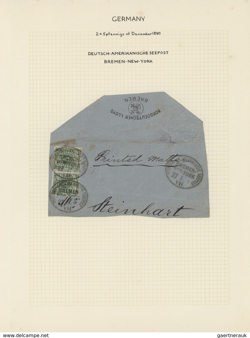 Deutsches Reich: 1890/1907, Sammlungspartie Von 18 Briefen Und Karten (plus Ein Brieffragment) Mit F - Collections