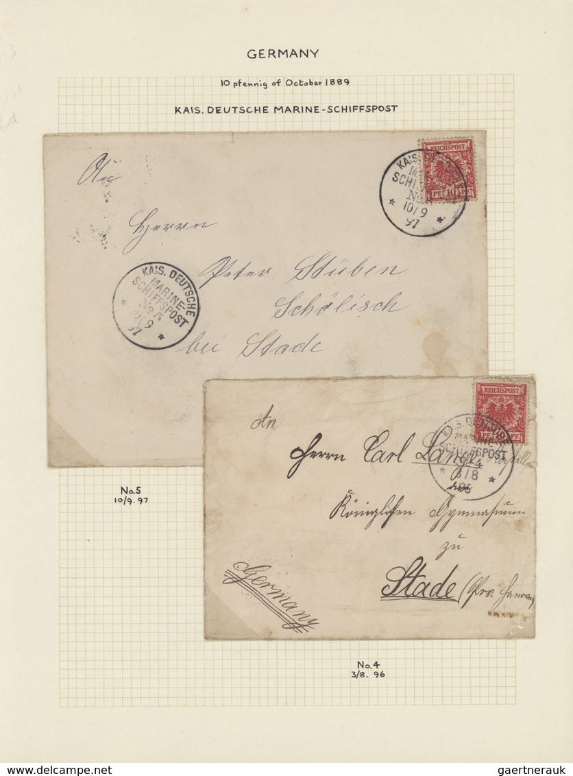 Deutsches Reich: 1890/1907, Sammlungspartie Von 18 Briefen Und Karten (plus Ein Brieffragment) Mit F - Collections