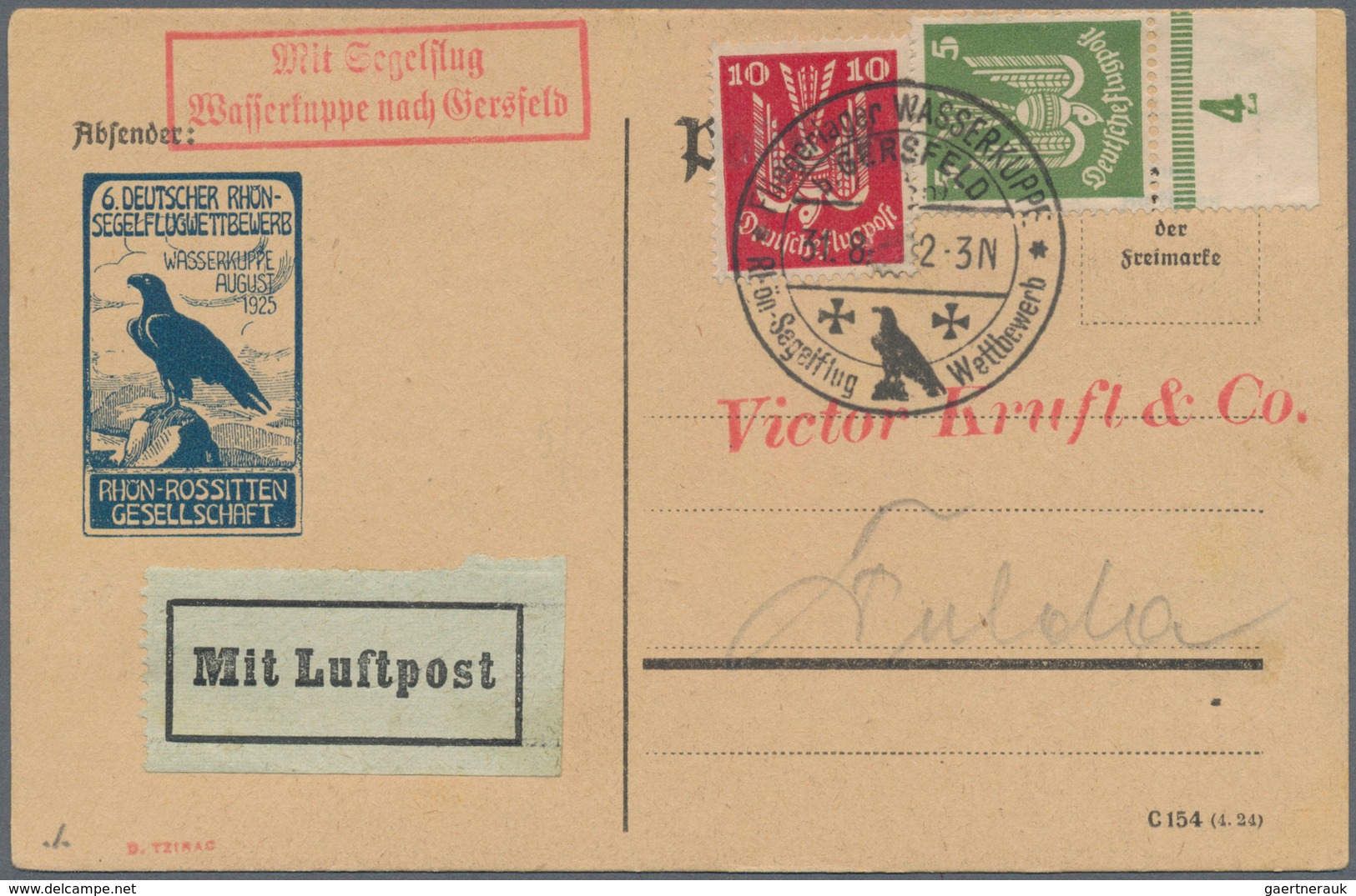 Deutsches Reich: 1912/1938 (ca.), Schöner Posten Von Knapp 50 Belegen, Dabei Seltene Frankaturen Wie - Collections
