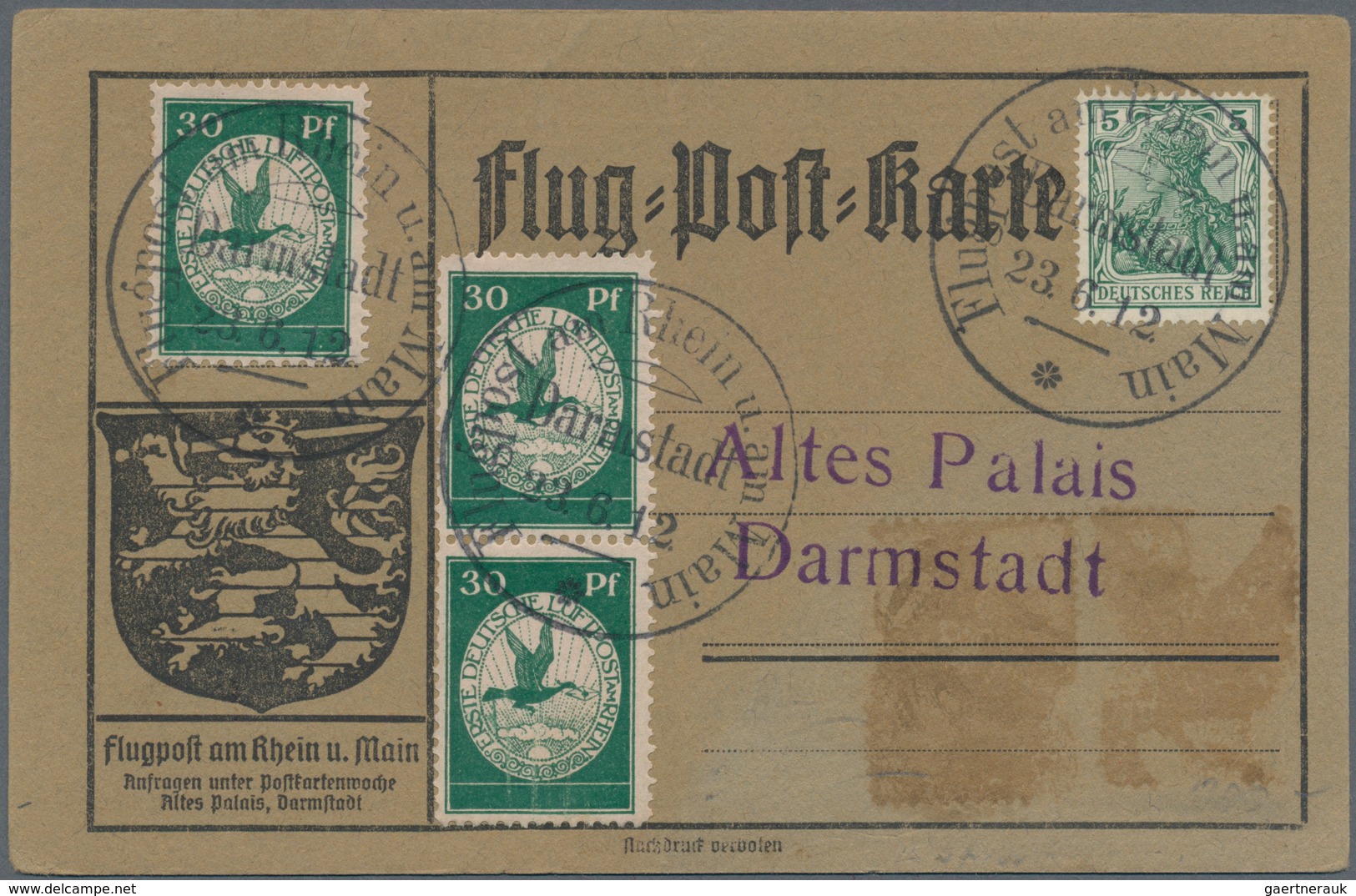 Deutsches Reich: 1912/1938 (ca.), Schöner Posten Von Knapp 50 Belegen, Dabei Seltene Frankaturen Wie - Collections