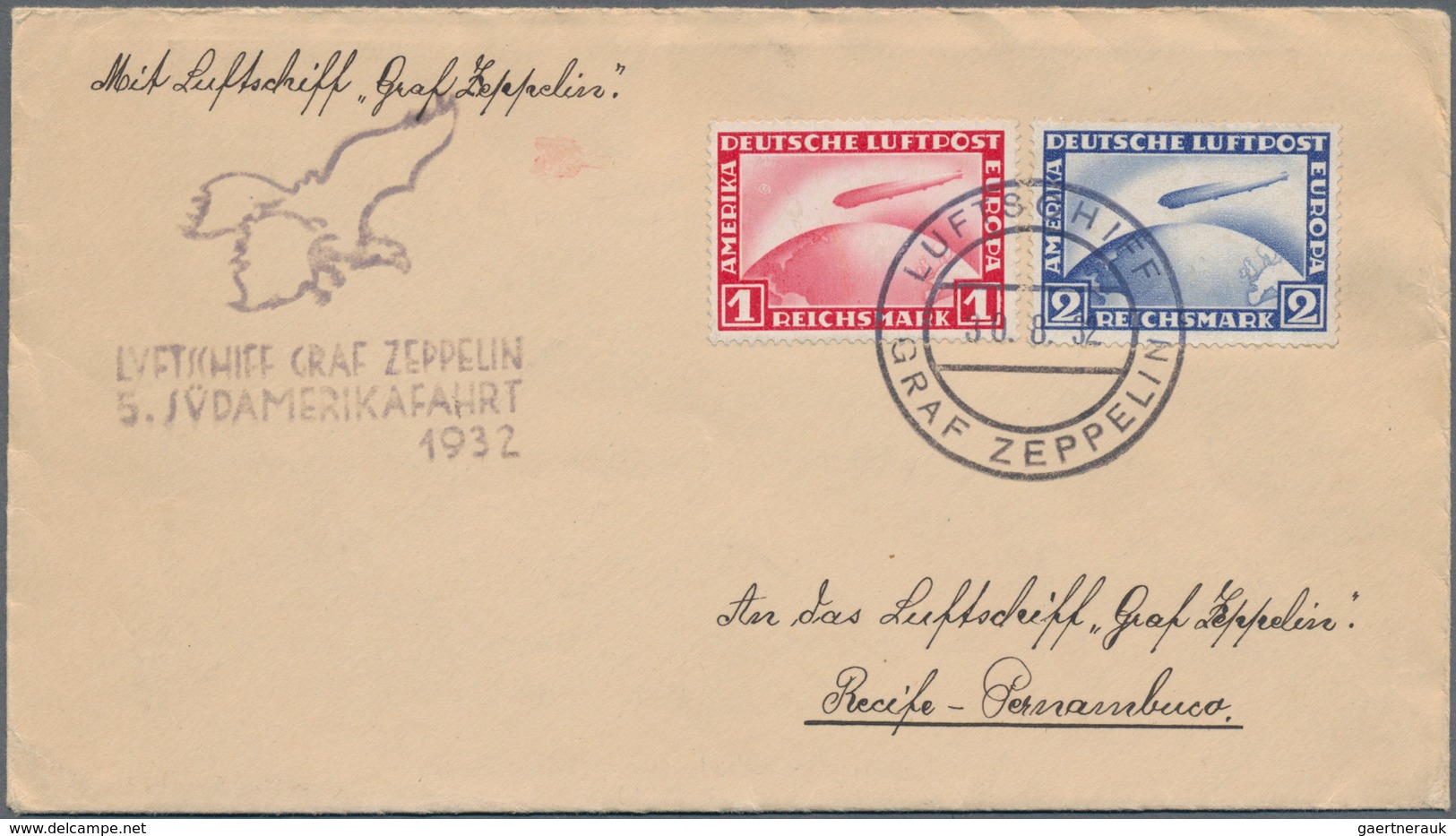 Deutsches Reich: 1912/1938 (ca.), schöner Posten von knapp 50 Belegen, dabei seltene Frankaturen wie