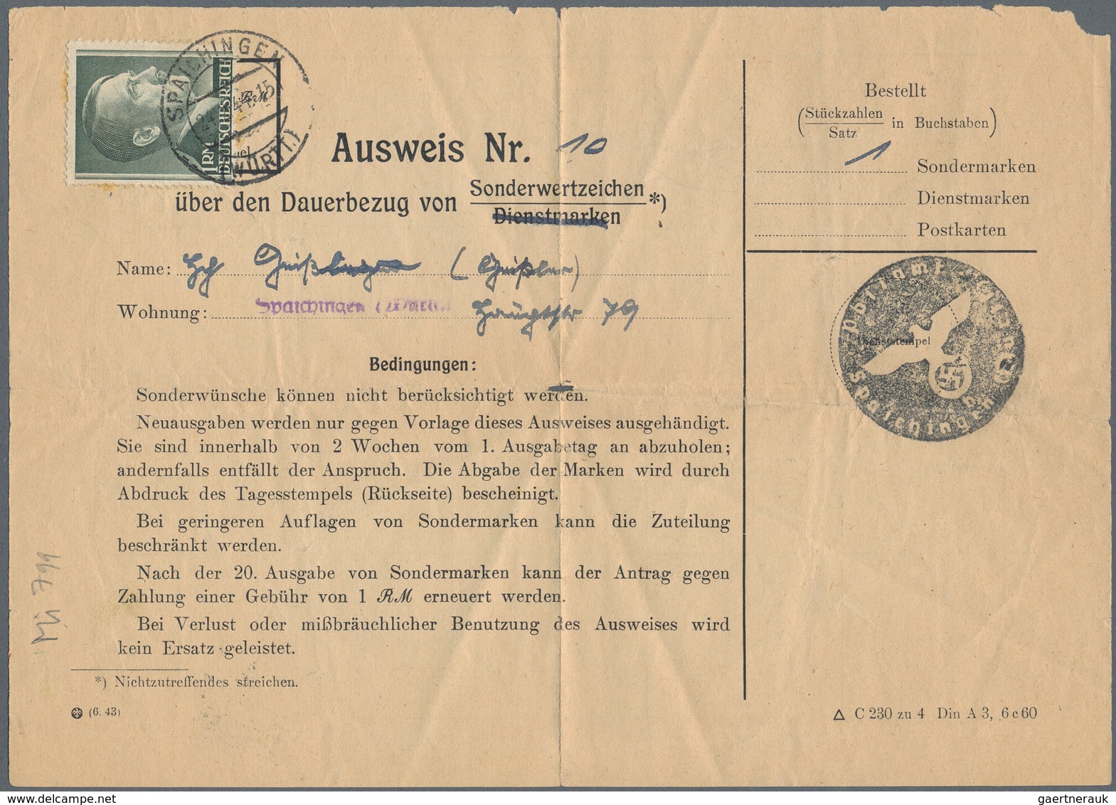 Deutsches Reich: 1931/1944, Interessanter Posten Mit 135 Briefen, Karten, Ganzsachen, Privatganzsach - Collections