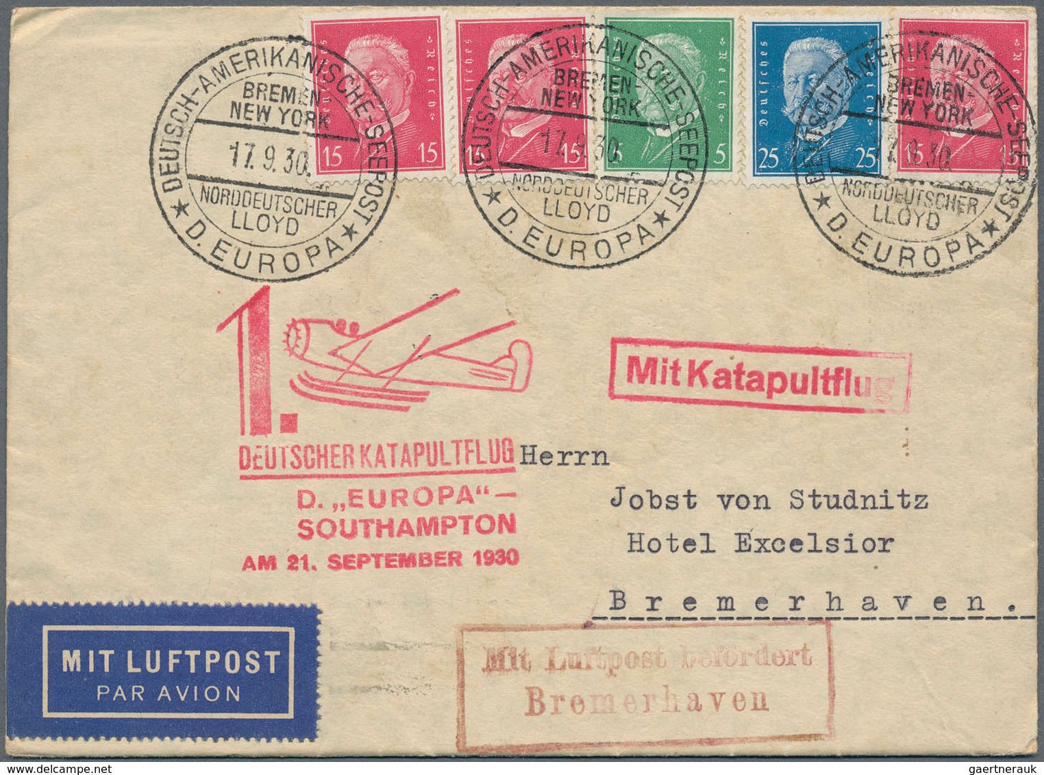 Deutsches Reich: 1931/1944, interessanter Posten mit 135 Briefen, Karten, Ganzsachen, Privatganzsach