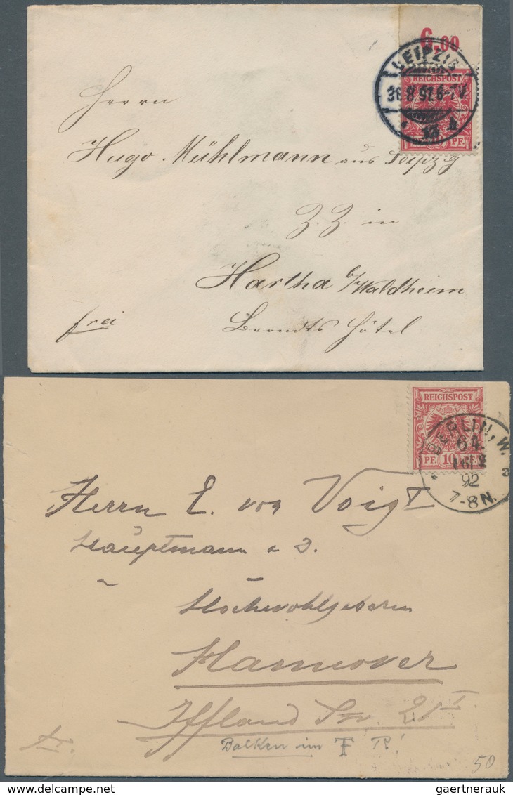 Deutsches Reich - Krone / Adler: 1889/99, Schöner Sammlungsteil Krone/Adler Gestempelt, Alle Farben - Collections