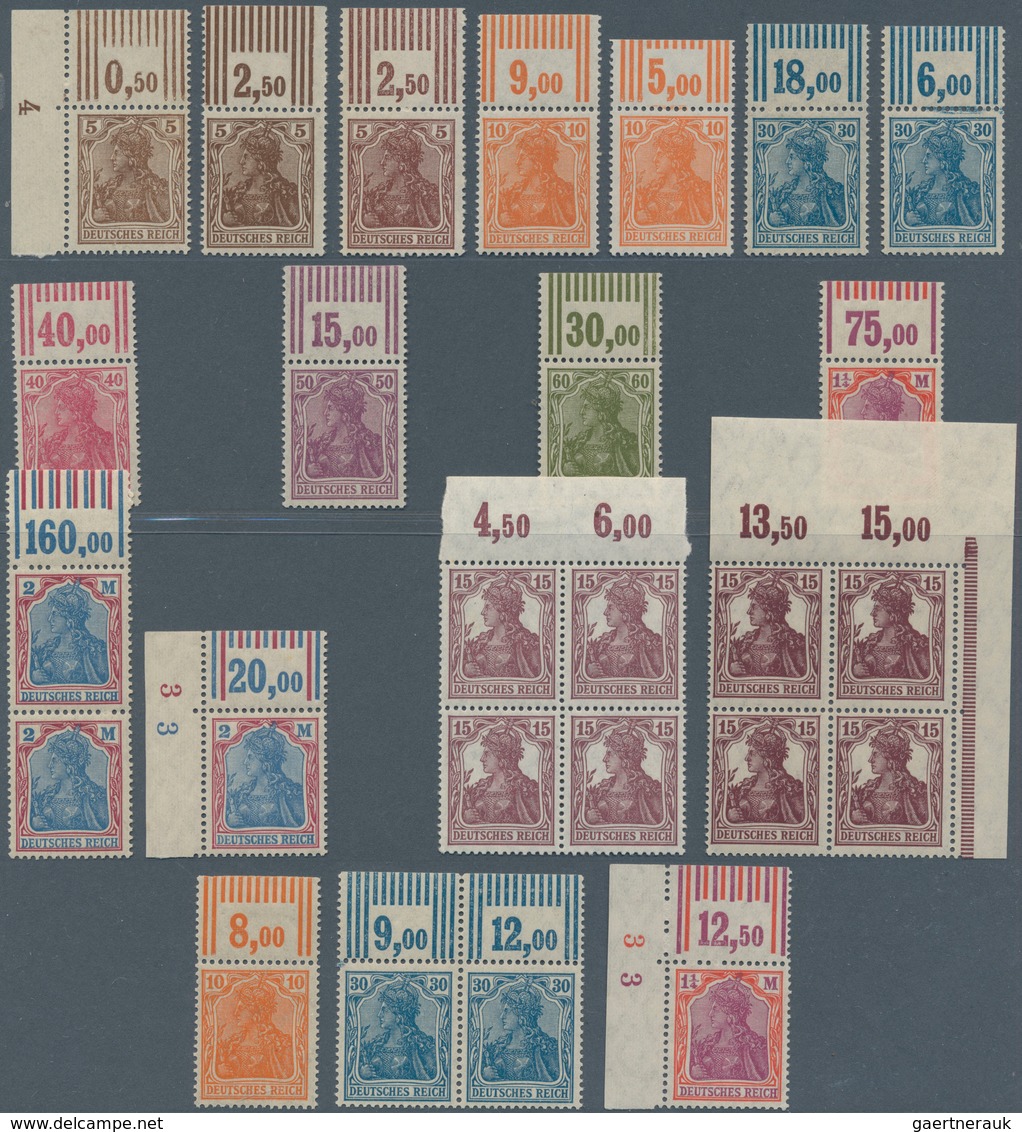 Deutsches Reich - Inflation: 1919/23, Schöner Sammlungsteil Inflation Ab Republik Einschließlich Die - Sammlungen