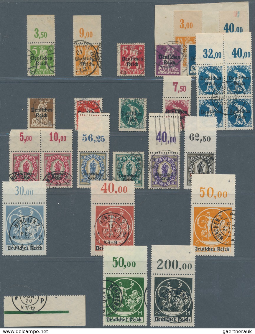 Deutsches Reich - Inflation: 1919/23, Tolle Gestempelte Sammlung Inflation Einschließlich Dienstmark - Collections