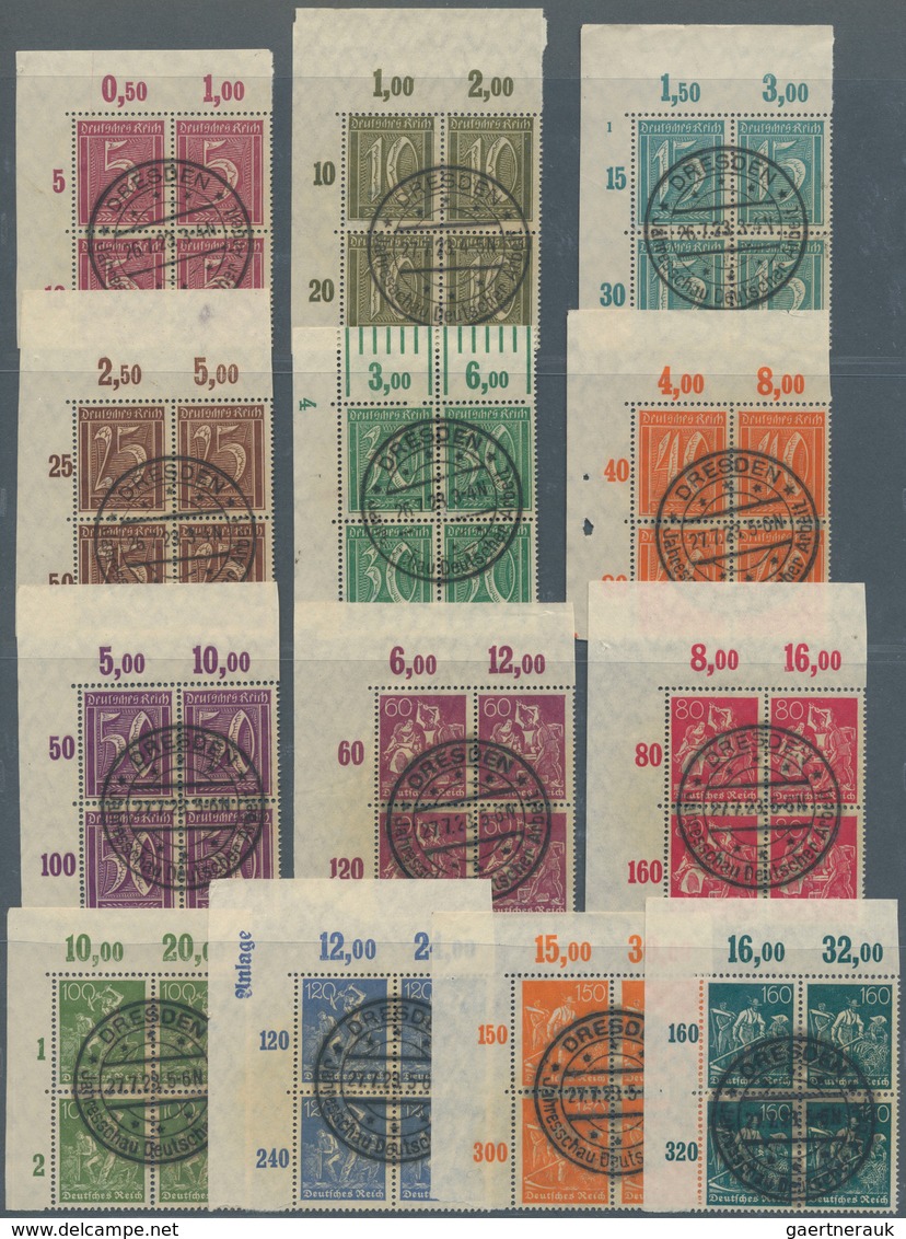 Deutsches Reich - Inflation: 1919/23, tolle gestempelte Sammlung Inflation einschließlich Dienstmark