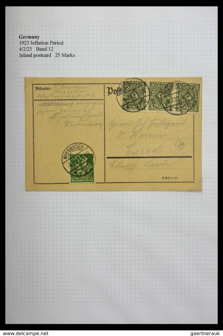 Deutsches Reich - Inflation: 1921-1923: Beautiful, Offered Intact, Collection Of Over 650 Covers Fro - Collections