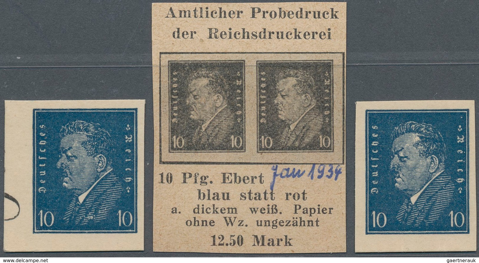 Deutsches Reich - Weimar: 1924/1931, Partie Auf Steckkarten Mit Mittleren Und Besseren Ausgaben Wie - Collections
