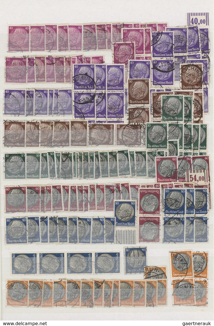 Deutsches Reich - 3. Reich: 1923/1945, Weimar Und Meist III.Reich, Sauber Sortierter Bestand Auf Ste - Used Stamps