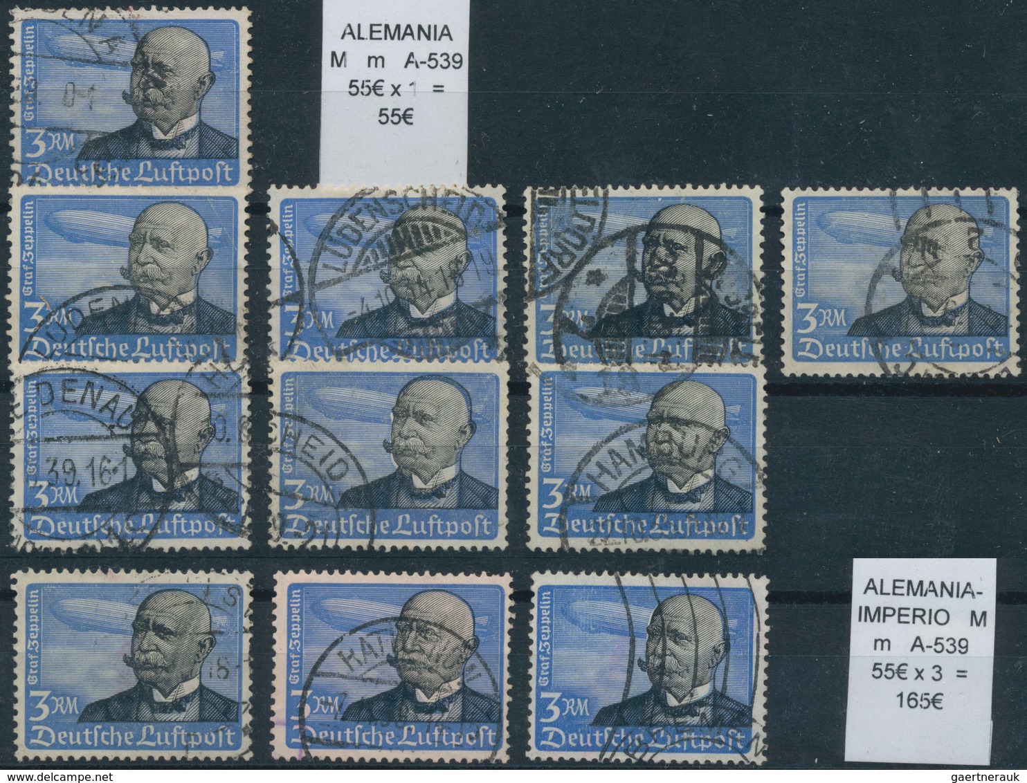 Deutsches Reich - 3. Reich: 1927/42, Gestempelter Dublettenbestand In Unterschiedlichen Stückzahlen - Used Stamps