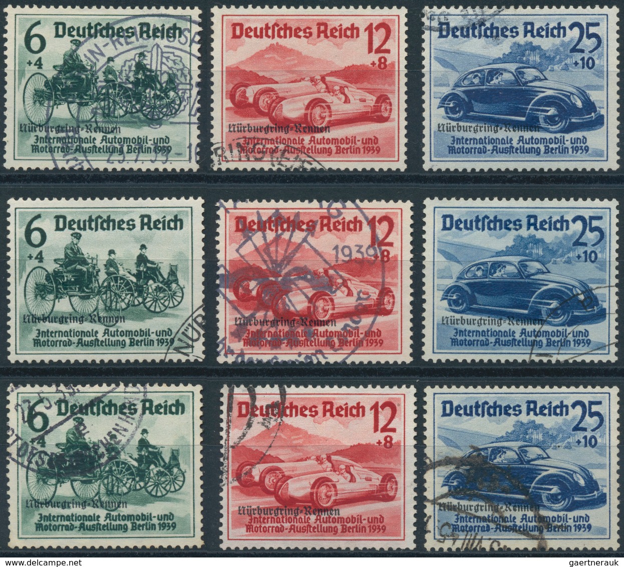 Deutsches Reich - 3. Reich: 1927/42, Gestempelter Dublettenbestand In Unterschiedlichen Stückzahlen - Used Stamps