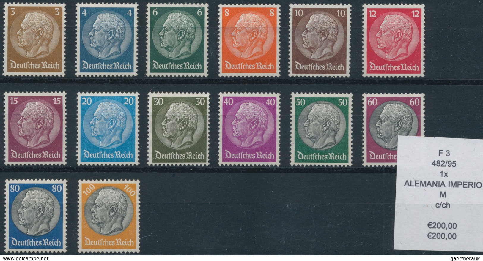 Deutsches Reich - 3. Reich: 1927/45, Ungestempelter Dublettenbestand Vorwiegend Ungebraucht In Unter - Used Stamps