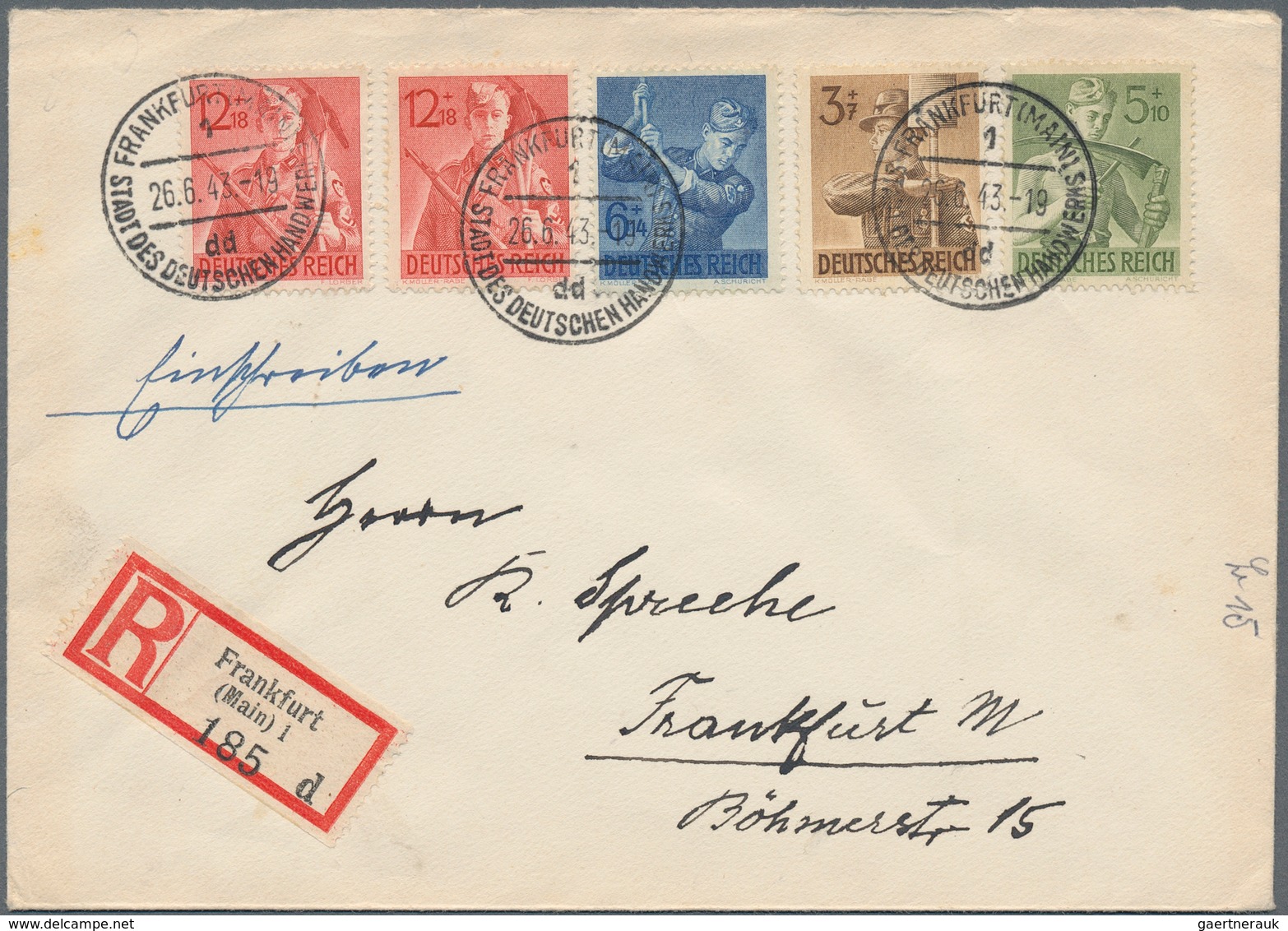 Deutsches Reich - 3. Reich: 1933/1944, Sammlungsbestand Von Ca. 68 Ersttags-Briefen/-Karten, Dabei U - Used Stamps