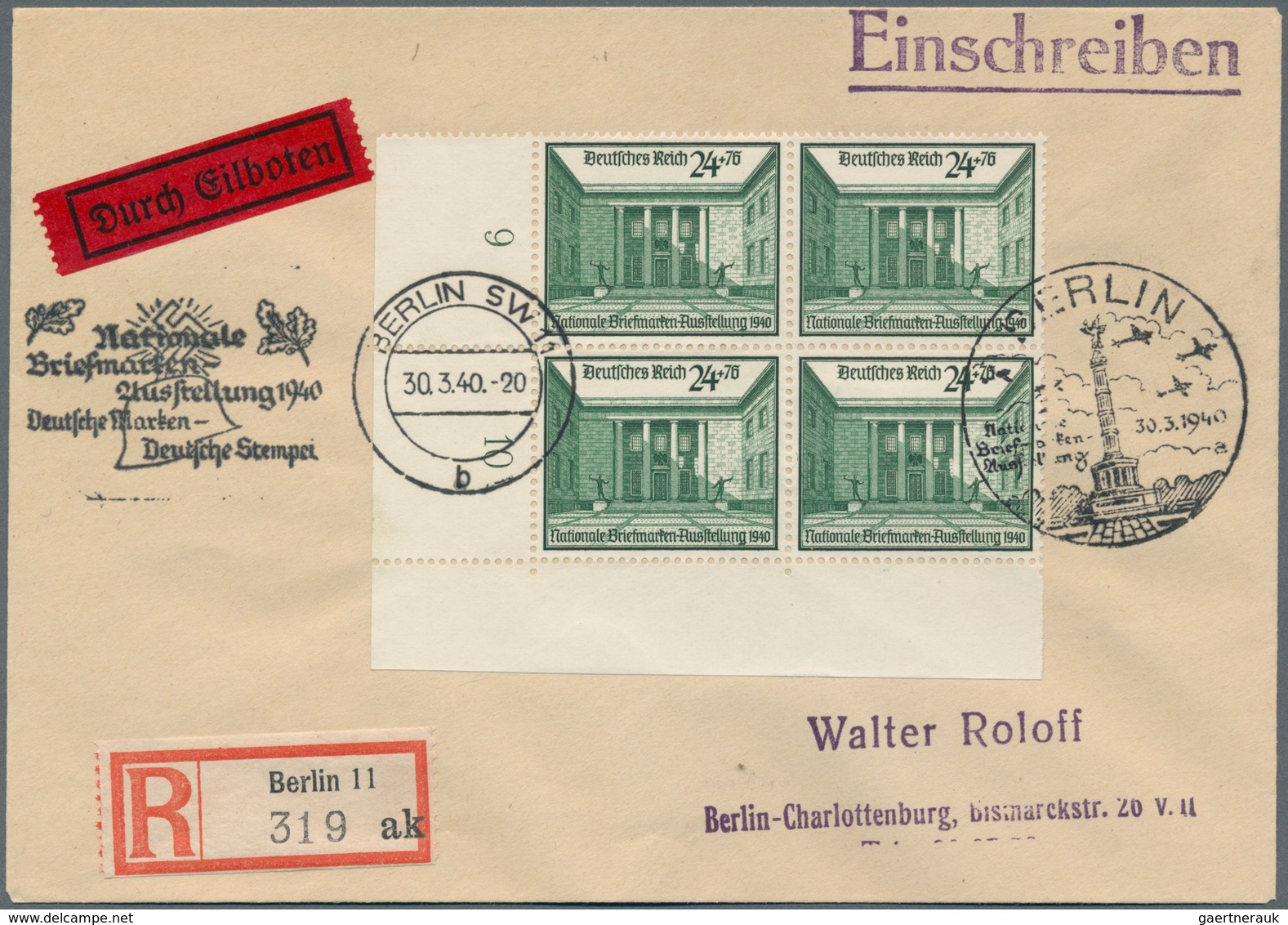 Deutsches Reich - 3. Reich: 1933/1944, Sauber Gestempelte Partie Mit Etlichen Ideal Entwerteten Stüc - Used Stamps