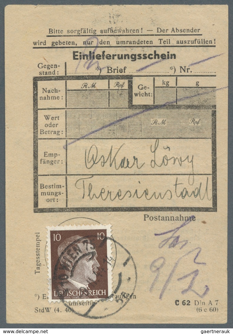 Deutsches Reich - 3. Reich: 1933/1945, Hindenburg Wz. Waffeln Und Hakenkreuz Und Hitler Dauerserienf - Usados