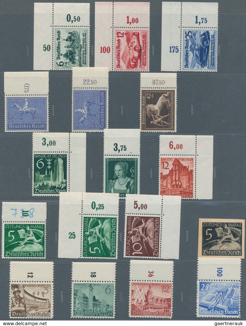 Deutsches Reich - 3. Reich: 1933/45, Außer Den Spitzenwerten Aus 1933 Weitgehend Vollständige Sammlu - Used Stamps