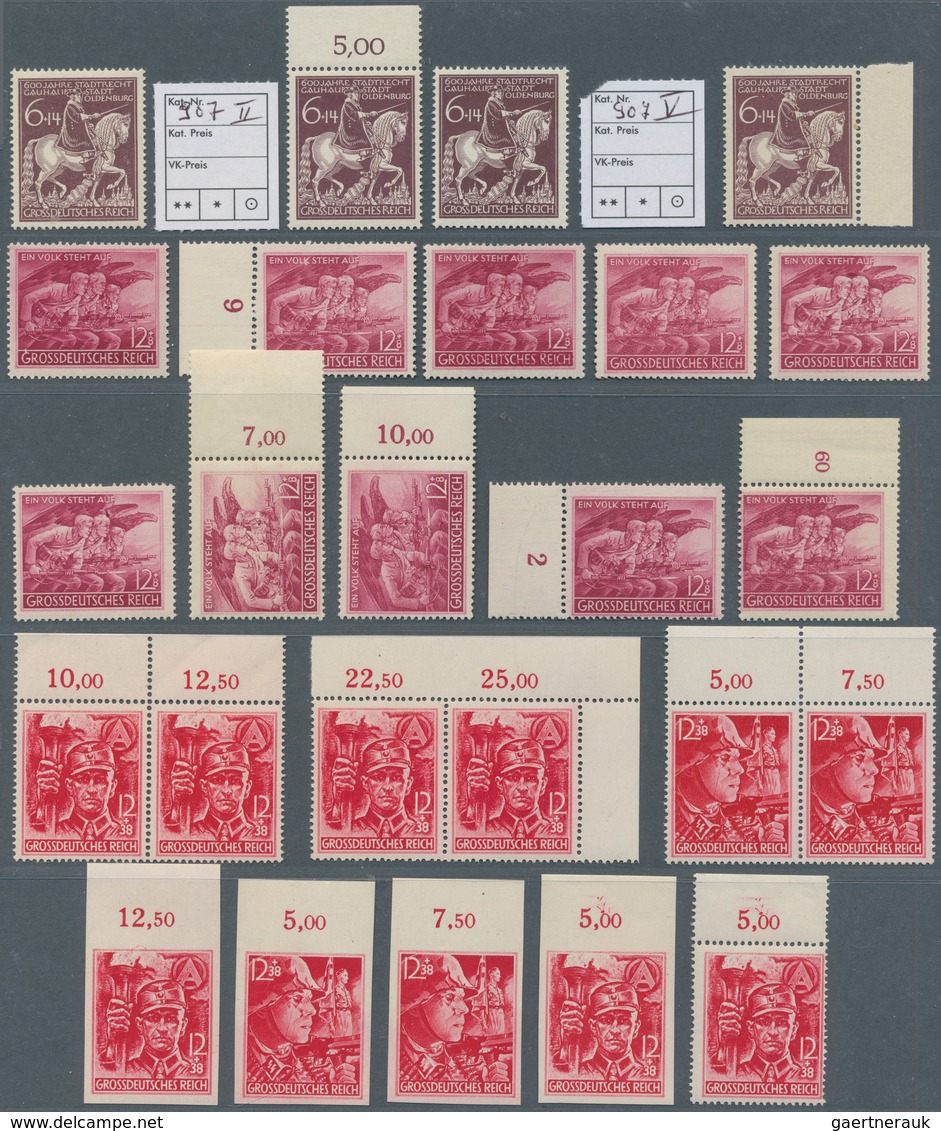 Deutsches Reich - 3. Reich: 1933/45, Außer Den Spitzenwerten Aus 1933 Weitgehend Vollständige Sammlu - Used Stamps