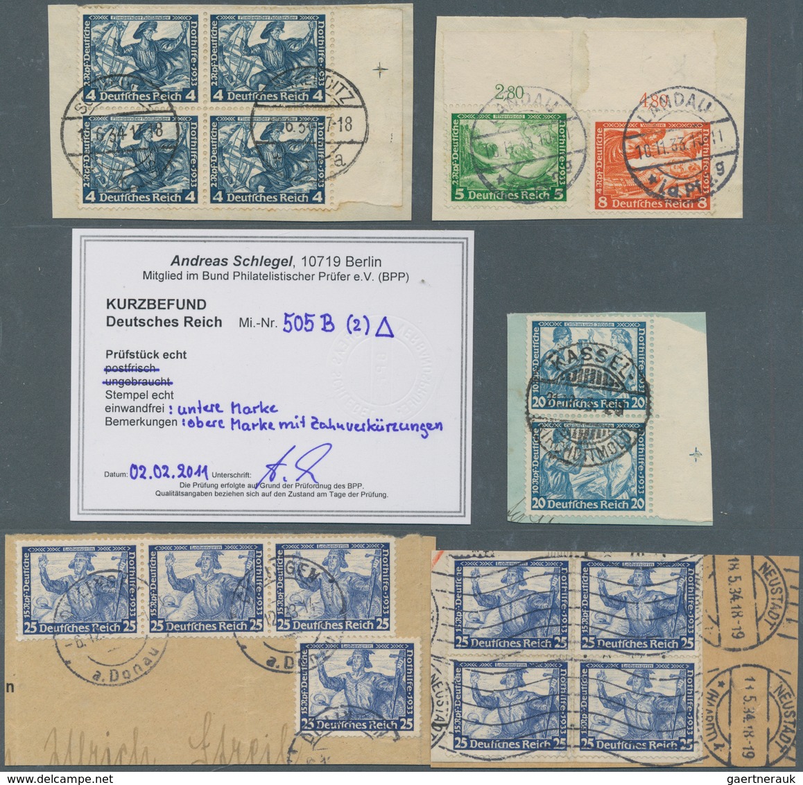 Deutsches Reich - 3. Reich: 1933/45, Mit Ausnahme Von MiNr 496/7 Und 802B Vollständige Bzw. überkomp - Used Stamps