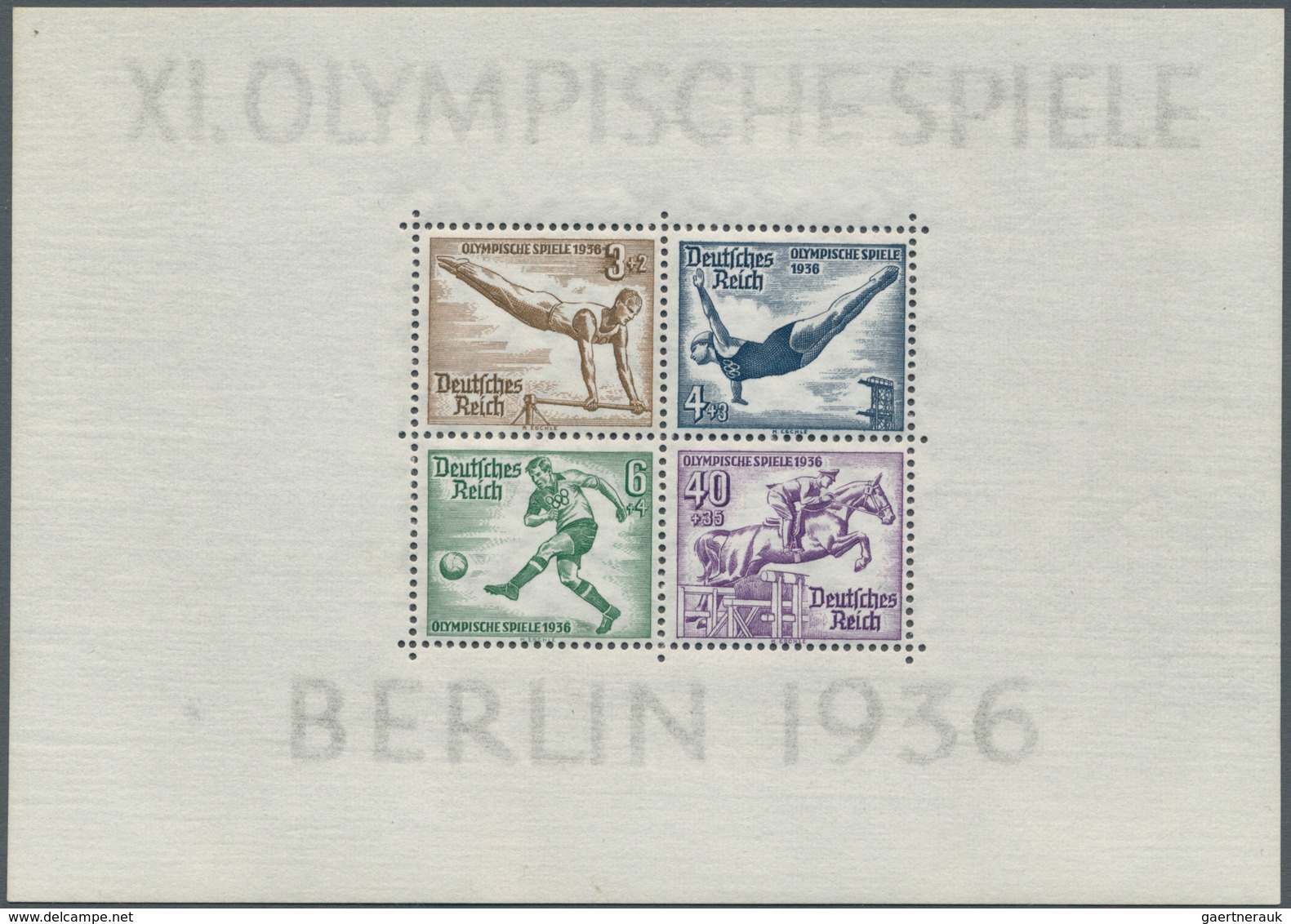 Deutsches Reich - 3. Reich: 1934/1944 (ca.), Partie Von Einzeln Ausgezeichneten Marken, Sätzen Und B - Used Stamps