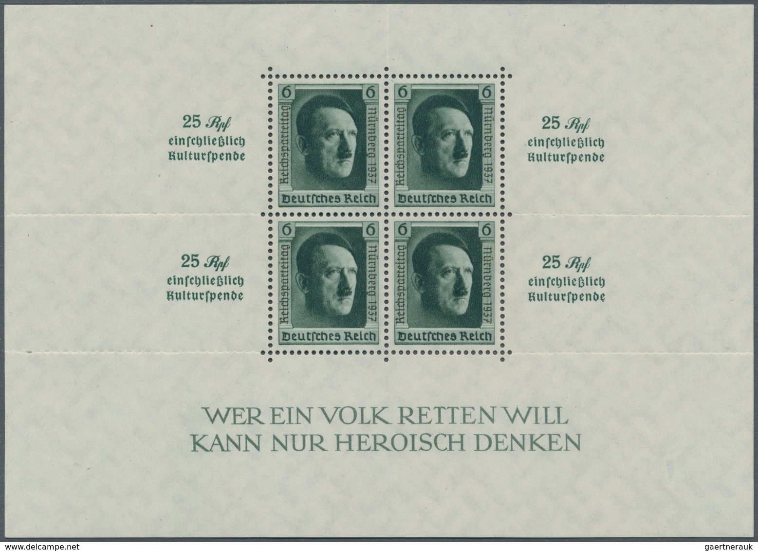 Deutsches Reich - 3. Reich: 1934/1944 (ca.), Partie Von Einzeln Ausgezeichneten Marken, Sätzen Und B - Gebraucht