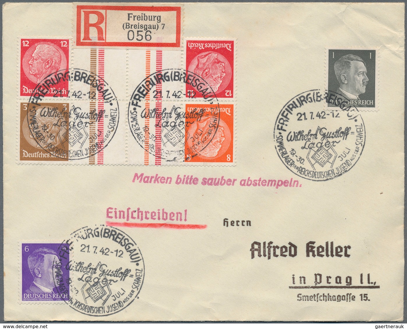 Deutsches Reich - 3. Reich: 1939/1945, Vielseitige Zusammenstellung In Zwei Ringalben Mit über 100 B - Used Stamps