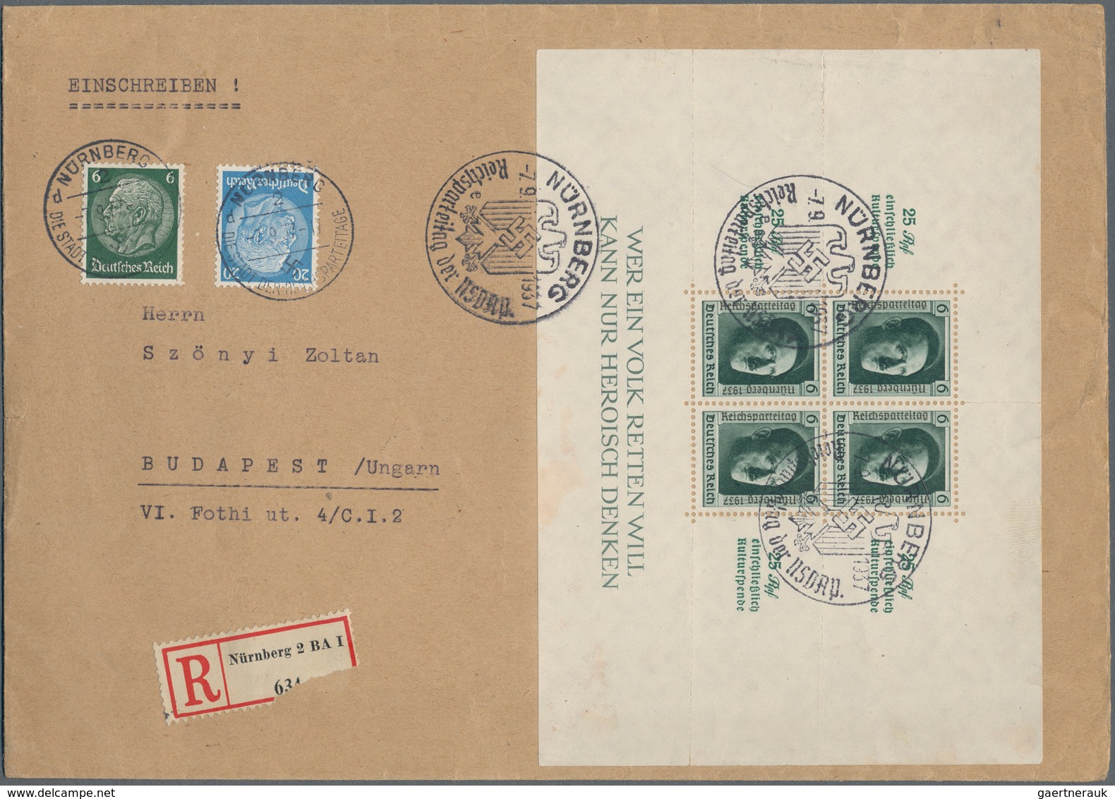 Deutsches Reich - 3. Reich: 1939/1945, Vielseitige Zusammenstellung In Zwei Ringalben Mit über 100 B - Used Stamps