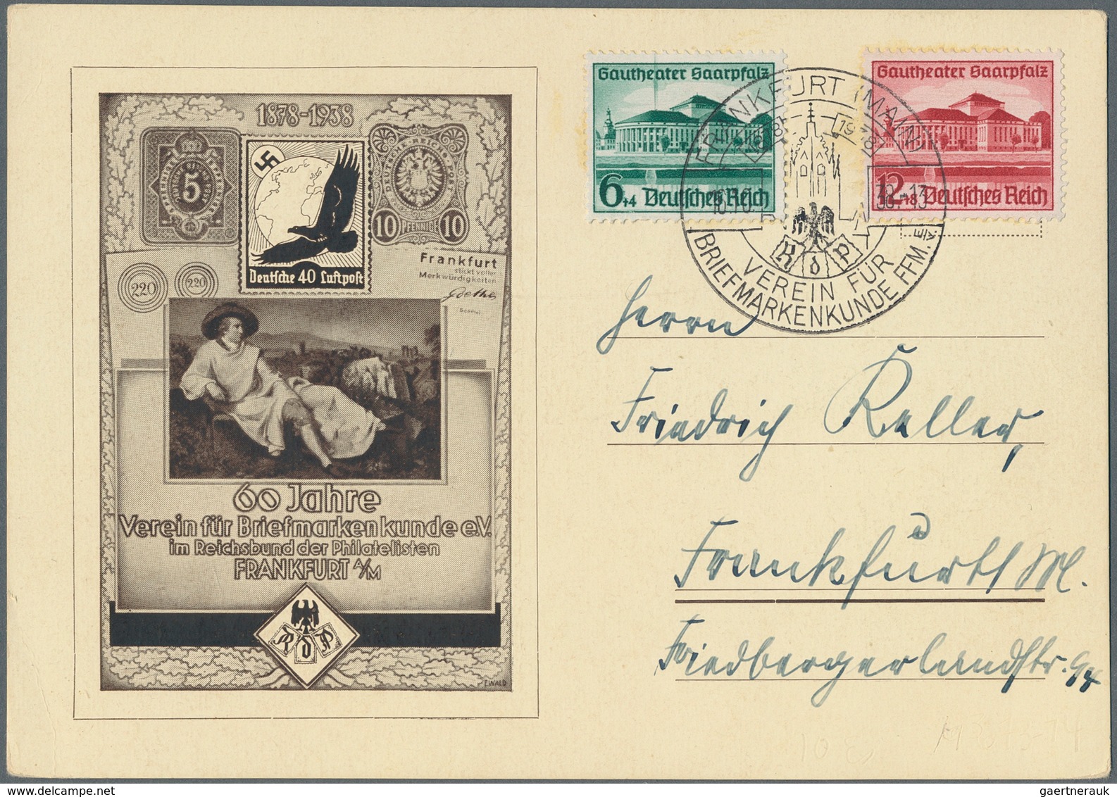 Deutsches Reich - 3. Reich: 1939/1945. über 100 WK 2-Propagandakarten Und Belege, Dabei Einige Bedar - Used Stamps