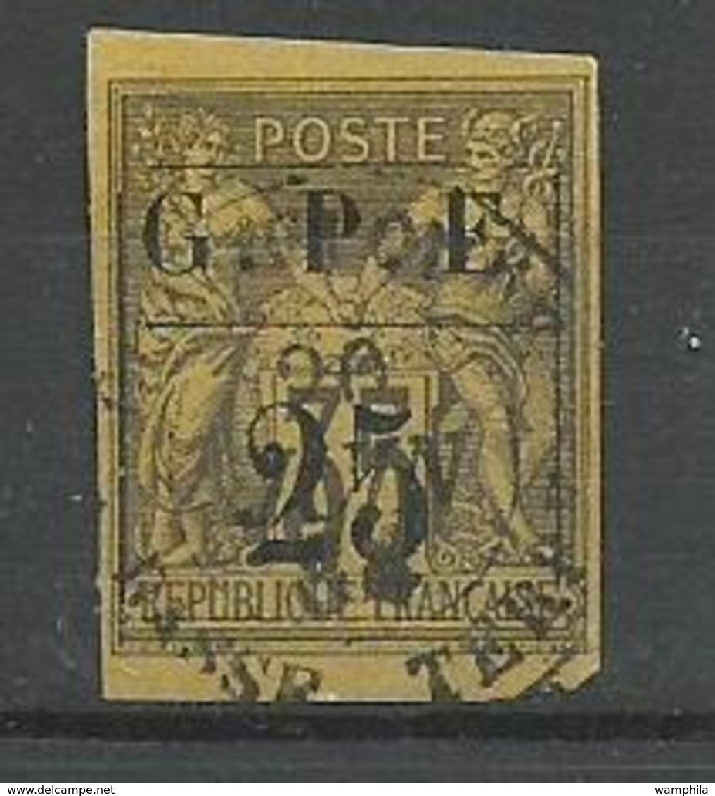 Guadeloupe YT N° 2 Obl. Cote 70€ - Oblitérés