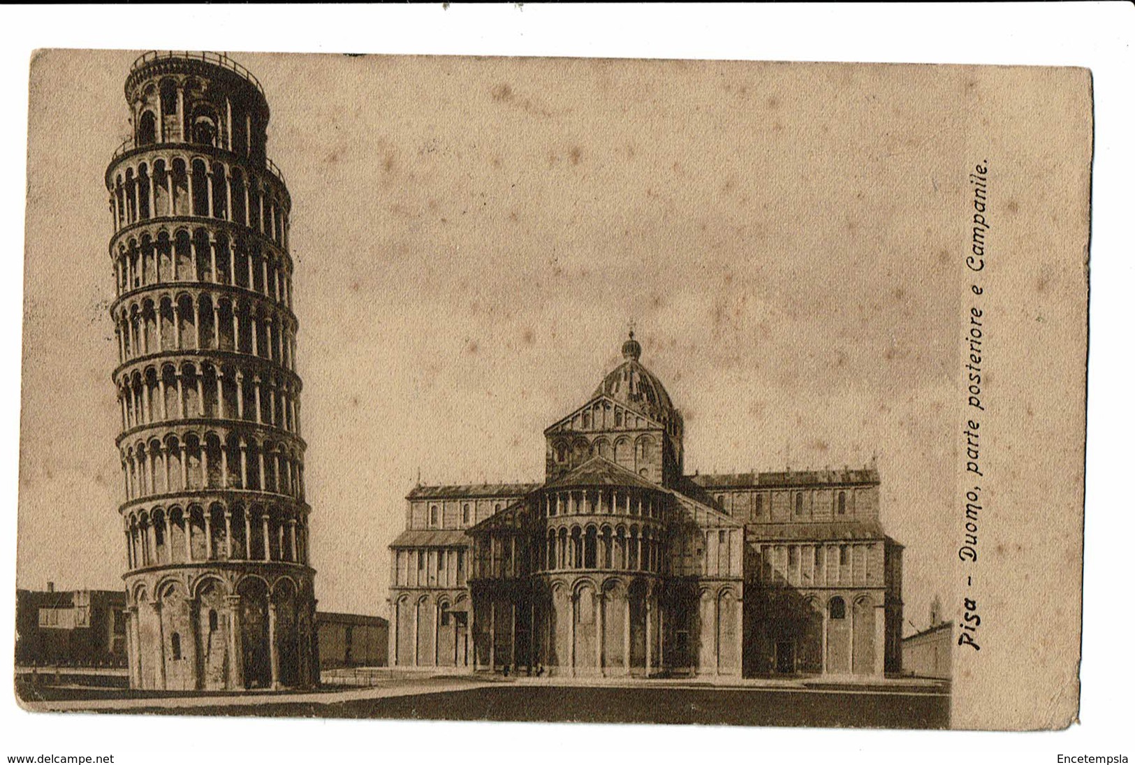 CPA - Carte Postale -ITALIE - Pisa - Duomo -Porte Posteriore E Campanile-1907 VM388 - Pisa