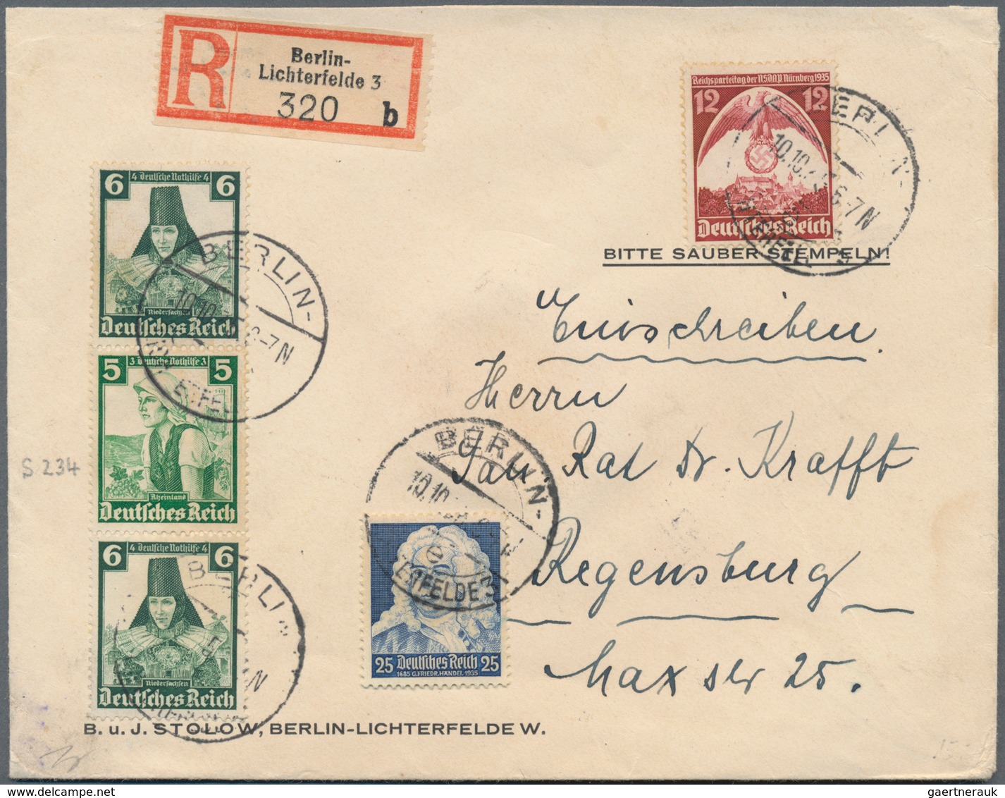 Deutsches Reich - 3. Reich: 11933/1945 (ca.), Partie Von Ca. 150 Belegen, Dabei Auch, Ansichtskarten - Used Stamps