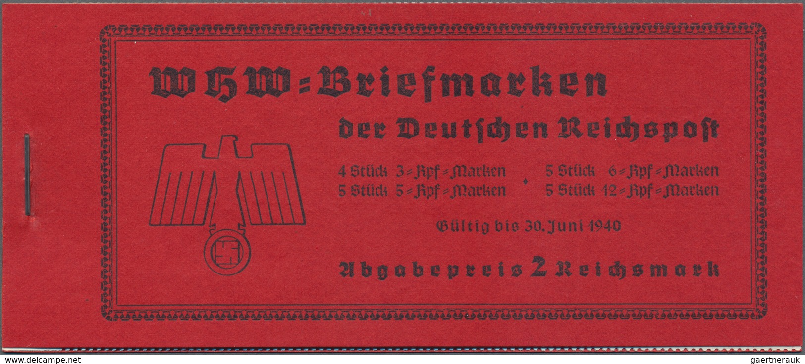 Deutsches Reich - Markenheftchen: 1926/1941, Partie von 57 postfrischen Markenheftchen, eines mit At