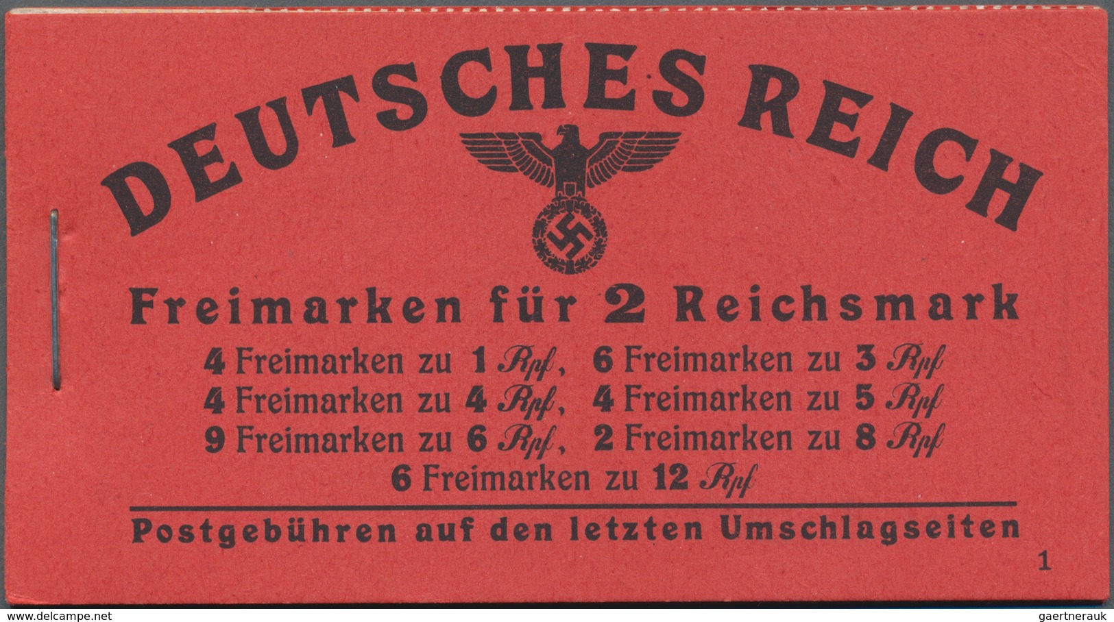 Deutsches Reich - Markenheftchen: 1926/1941, Partie von 57 postfrischen Markenheftchen, eines mit At