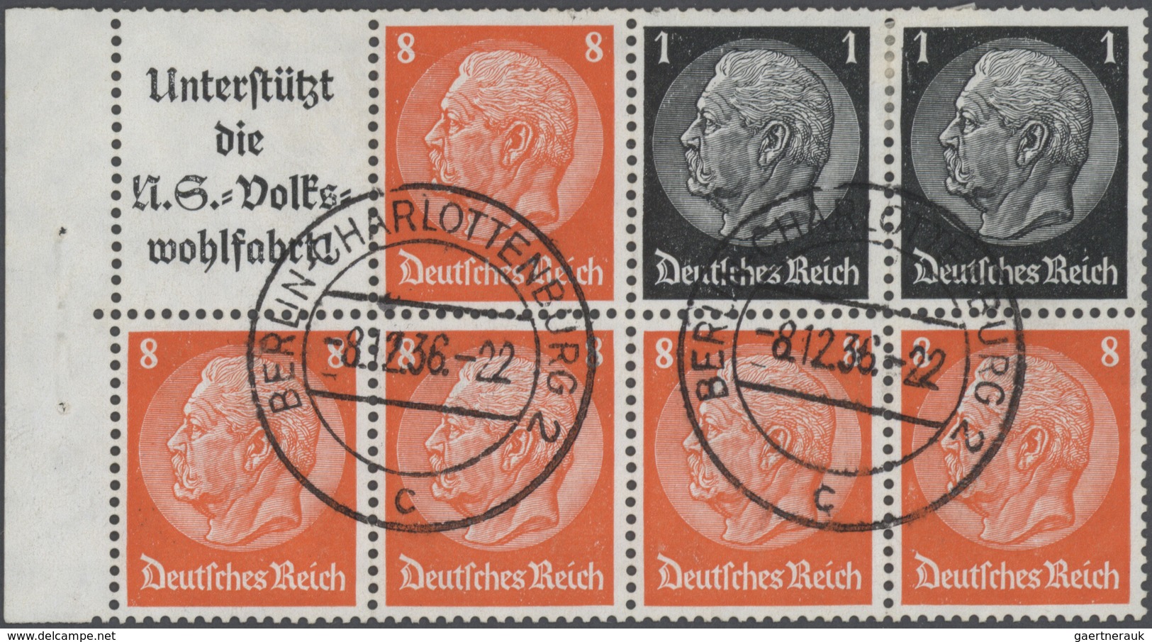 Deutsches Reich - Zusammendrucke: 1934/1942, Reichhaltiger Und Vielseitiger Sammlungsposten Der Zusa - Se-Tenant