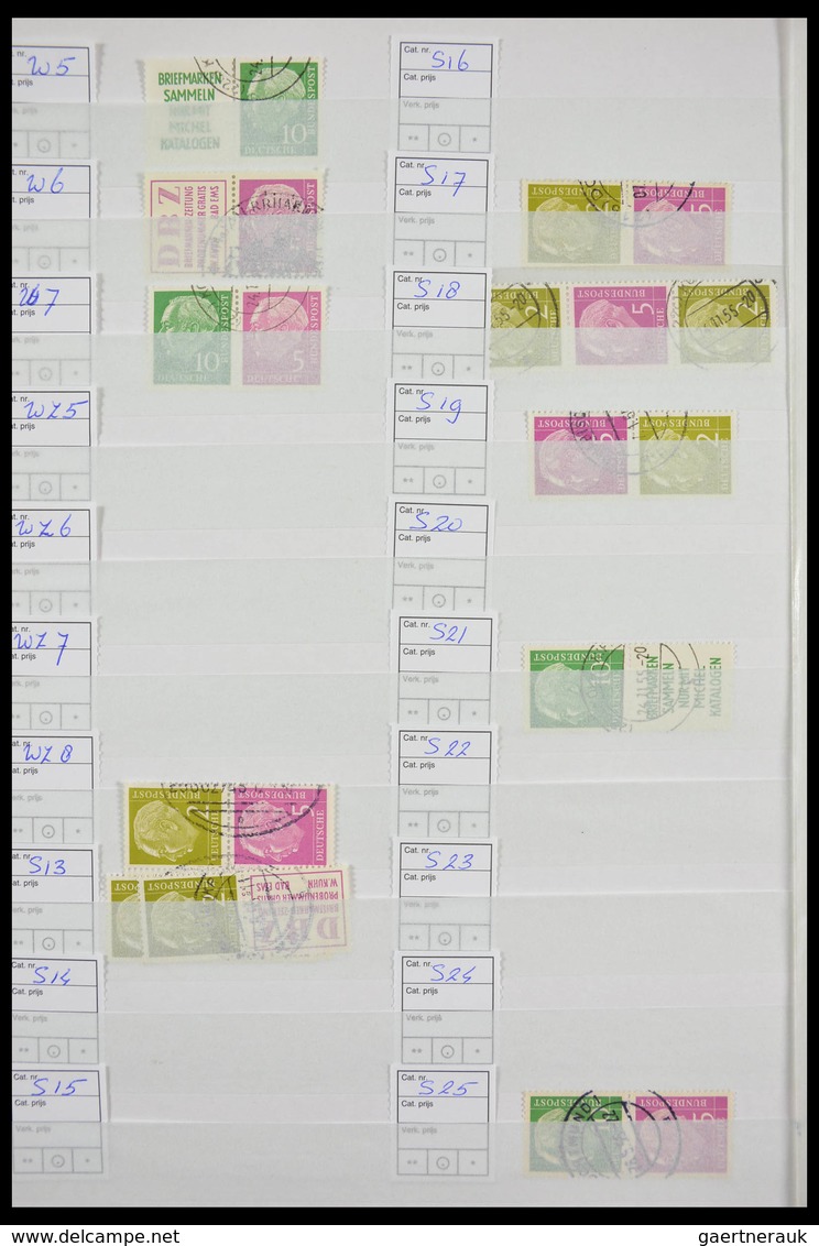 Deutsches Reich - Zusammendrucke: Beautiful, cancelled collection combinations of German Reich in fa