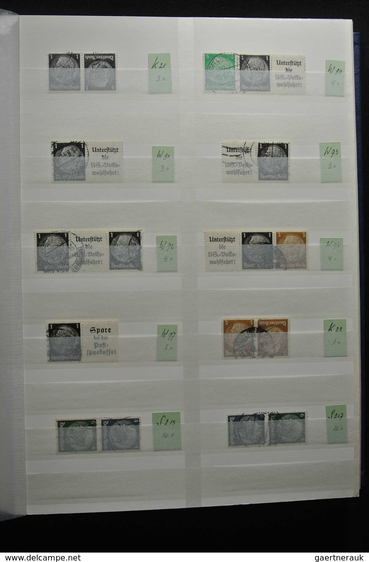 Deutsches Reich - Zusammendrucke: Beautiful, MNH, mint hinged but mostly used collection combination