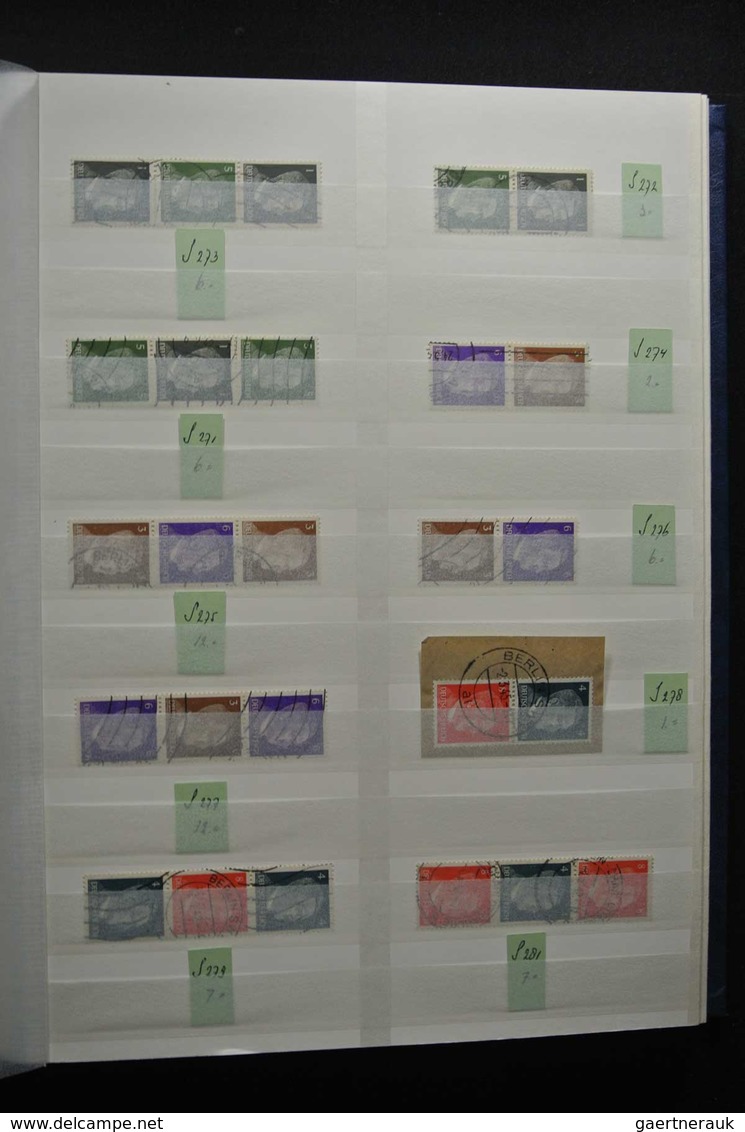 Deutsches Reich - Zusammendrucke: Beautiful, MNH, mint hinged but mostly used collection combination