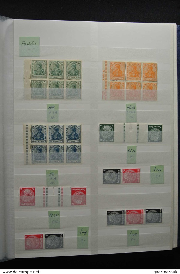 Deutsches Reich - Zusammendrucke: Beautiful, MNH, mint hinged but mostly used collection combination