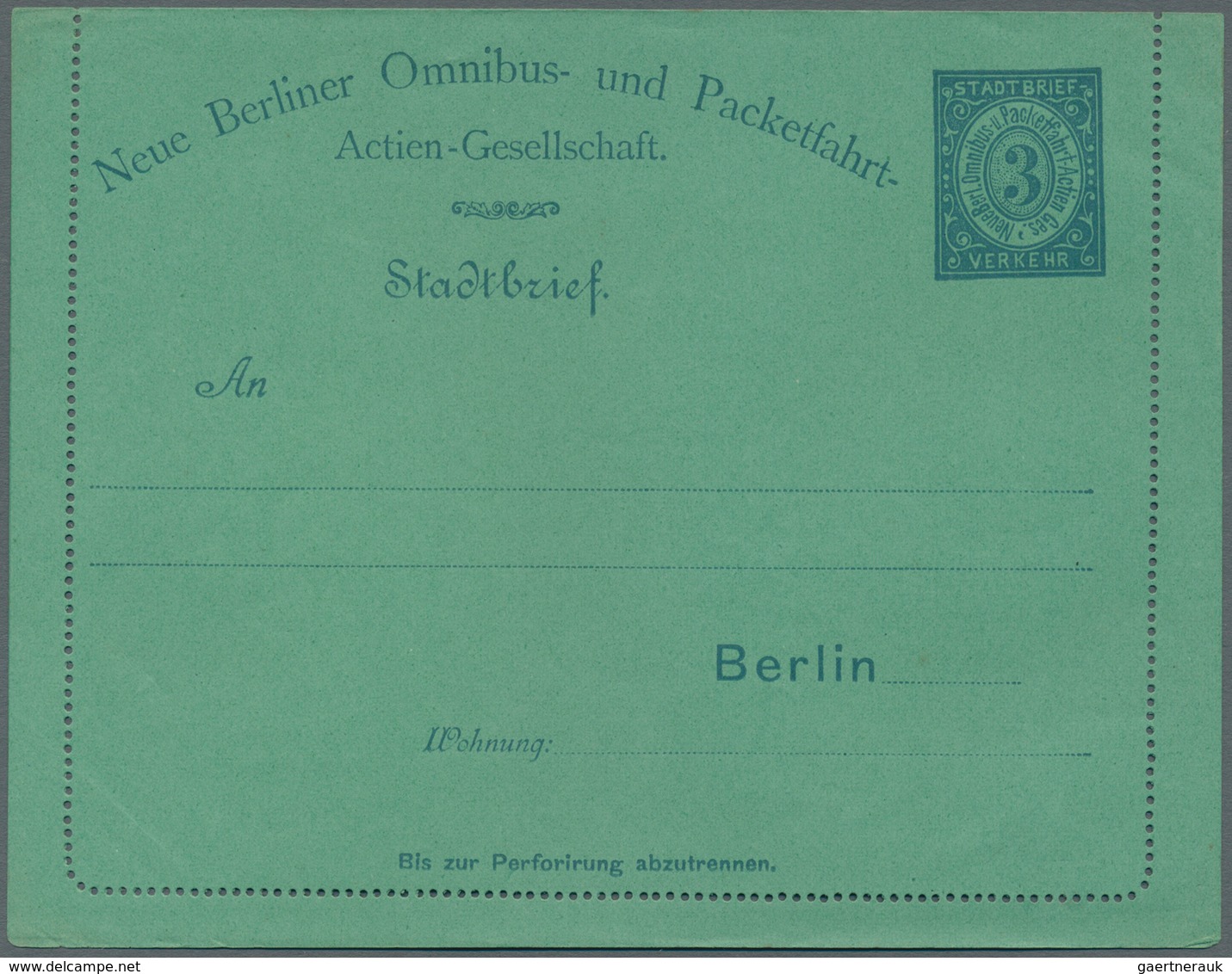 Deutsches Reich - Privatpost (Stadtpost): 1880/1900 (ca.), Partie Von Ca. 140 Belegen, Dabei Auch Ga - Private & Local Mails