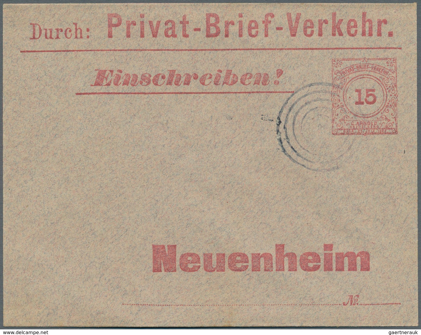 Deutsches Reich - Privatpost (Stadtpost): 1880/1900 (ca.), Partie Von Ca. 140 Belegen, Dabei Auch Ga - Private & Local Mails