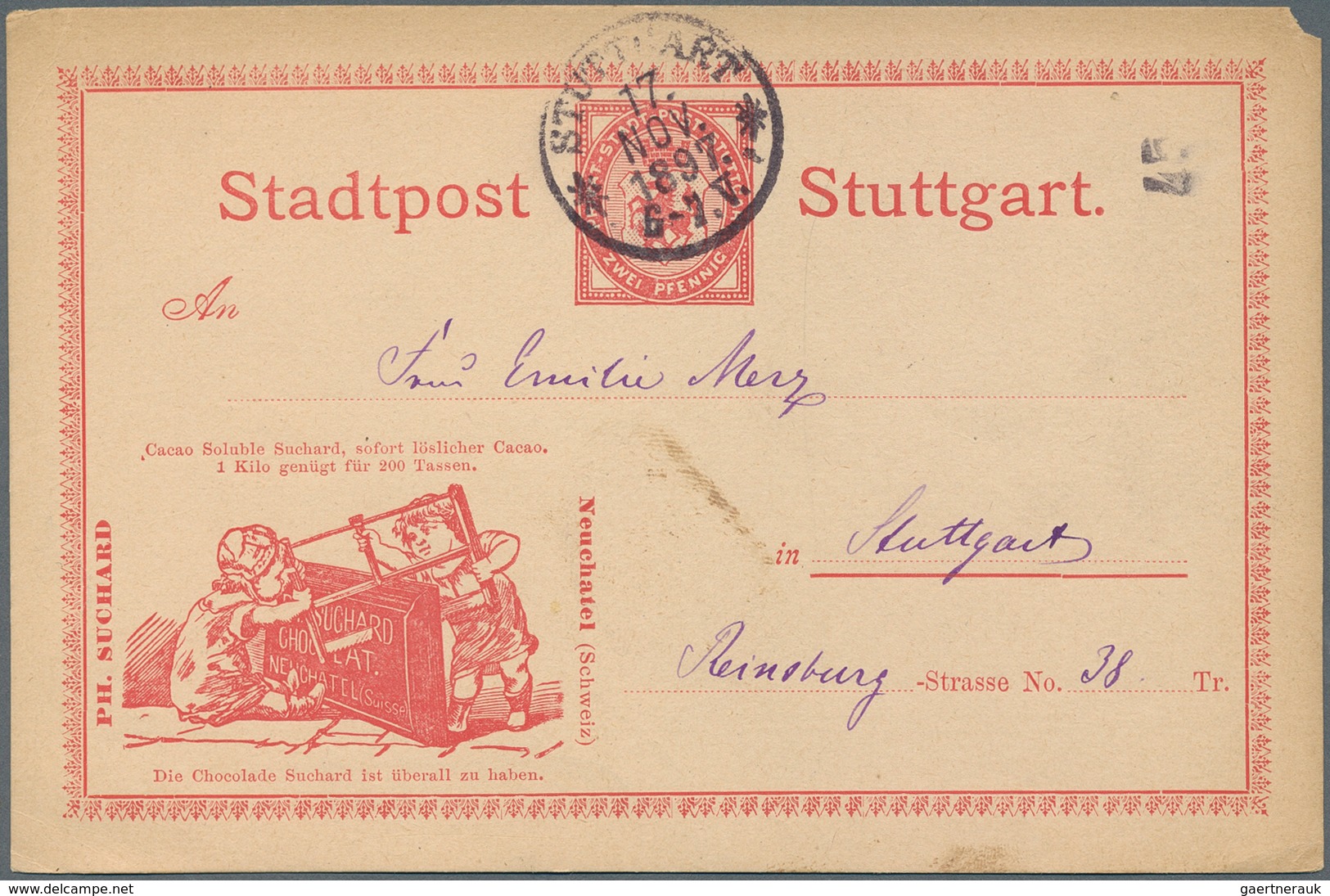 Deutsches Reich - Privatpost (Stadtpost): 1888/1900 (ca.), Posten Mit Ca. 60 Stadtpost-Briefen Und G - Privatpost