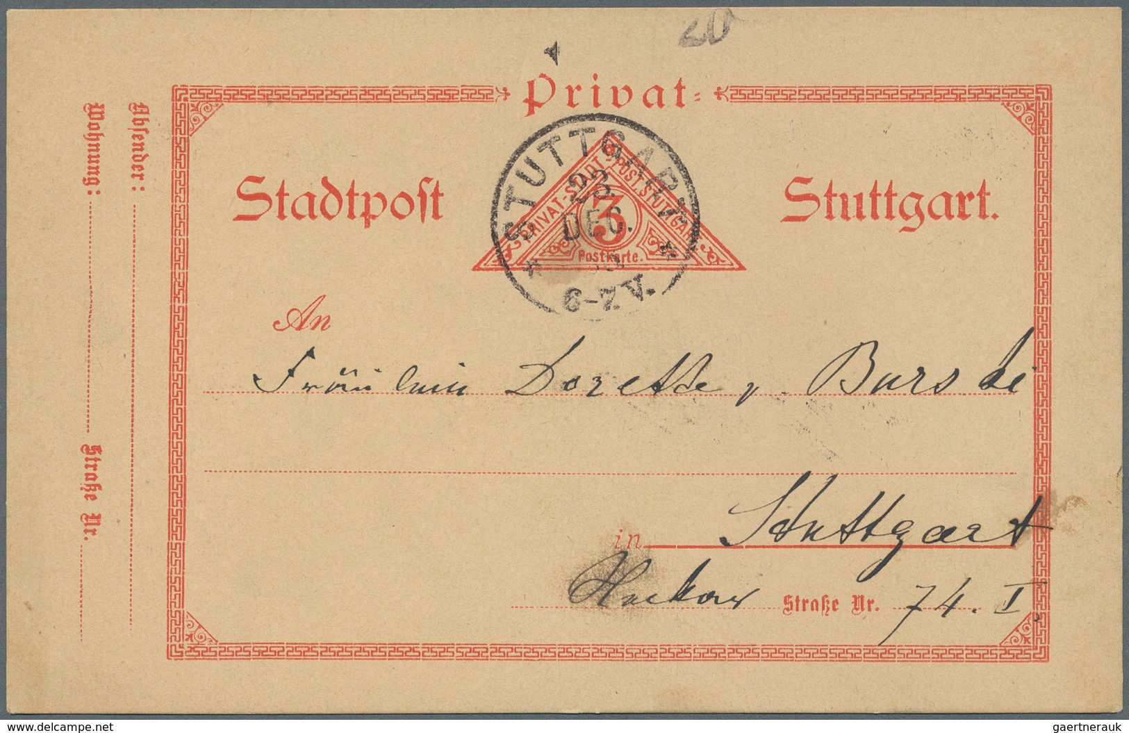 Deutsches Reich - Privatpost (Stadtpost): 1888/1900 (ca.), Posten Mit Ca. 60 Stadtpost-Briefen Und G - Privatpost