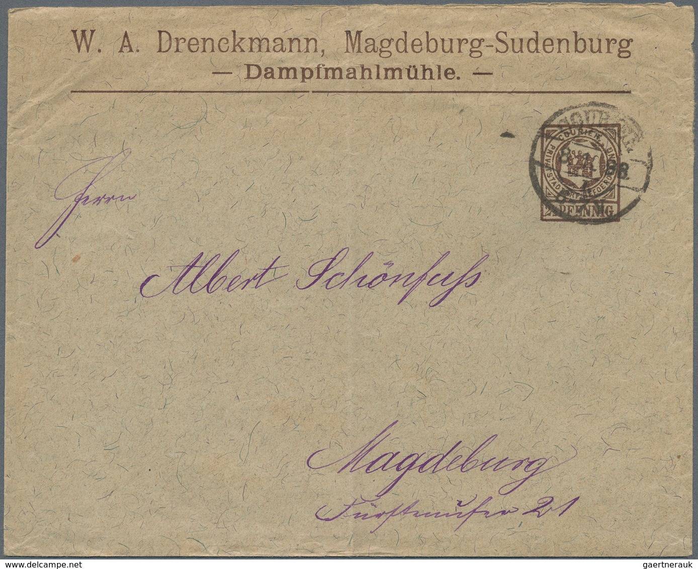 Deutsches Reich - Privatpost (Stadtpost): 1888/1900, Lot Von 30 Belegen Mit Schwerpunkt Dresden, Mei - Private & Local Mails