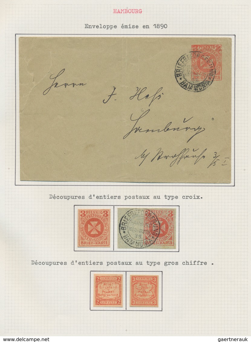 Deutsches Reich - Privatpost (Stadtpost): HAMBURG, Hammonia II, 1889/1894, Teil Einer Ausstellungssa - Private & Local Mails