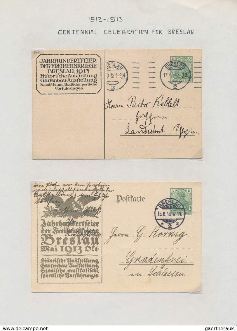 Deutsches Reich - Ganzsachen: 1871/1924 Ganzsachensammlung mit ca. 325 Karten, Doppelkarten, Privatp