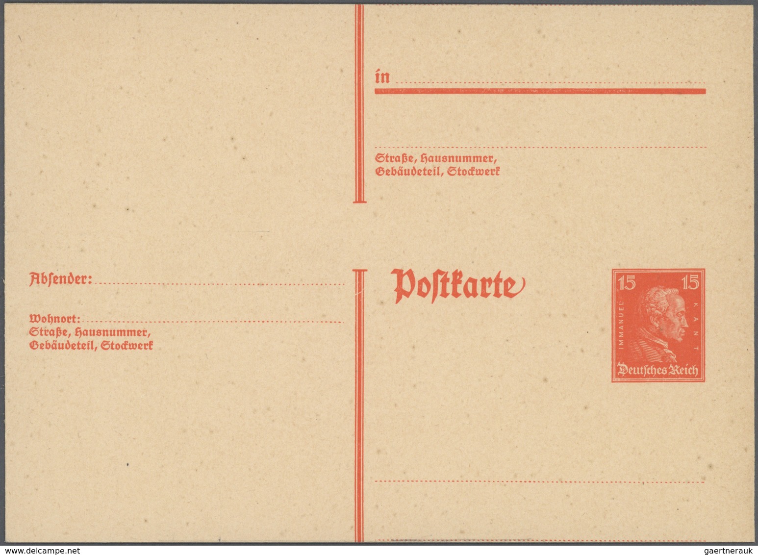 Deutsches Reich - Ganzsachen: 1875/1932, umfangreiche, ungebrauchte und gebrauchte Ganzsachenkarten-