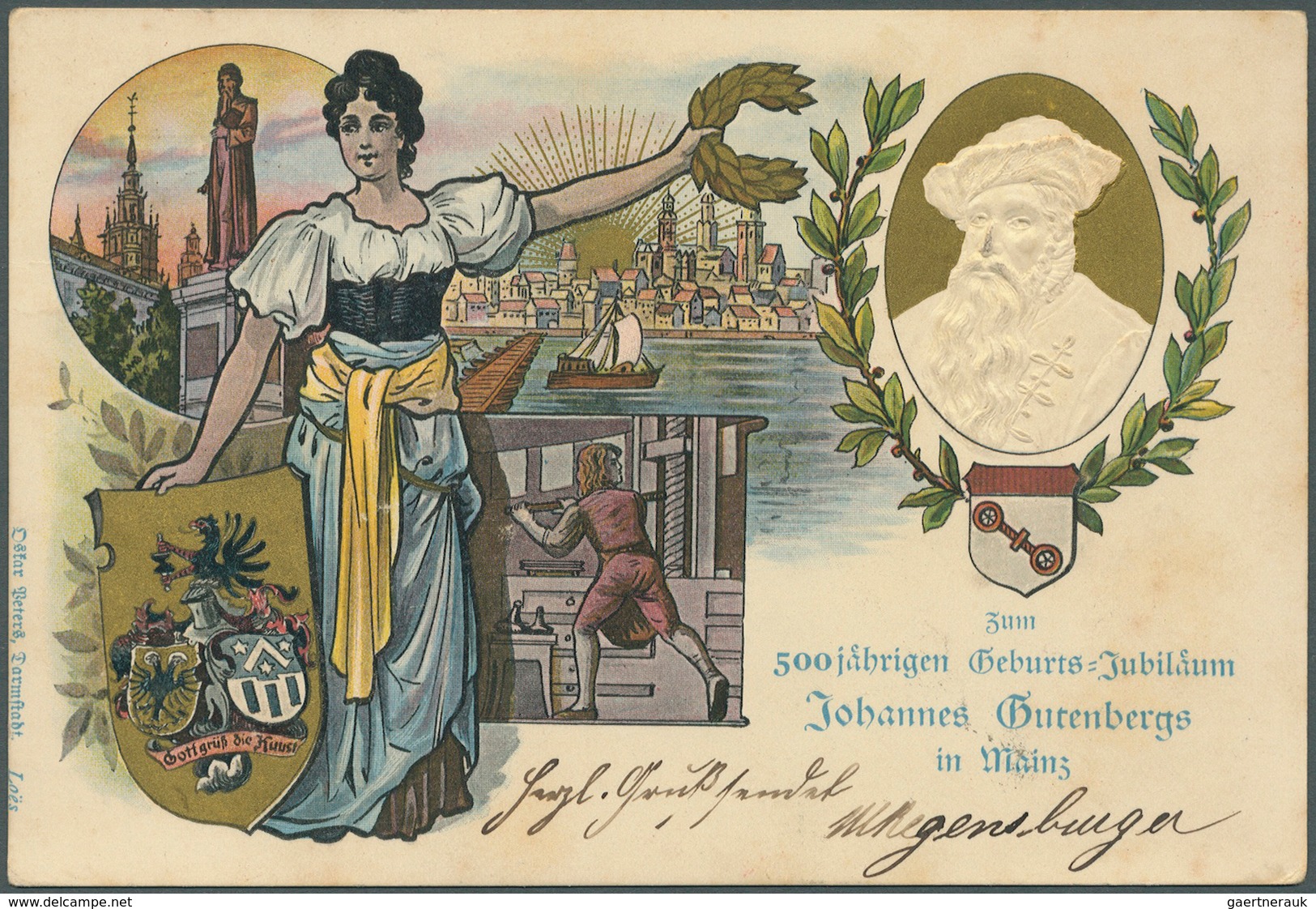 Deutsches Reich - Ganzsachen: 1900/1915, Posten von 345 Privat-Postkarten aus PP 11 bis PP 23, ungeb