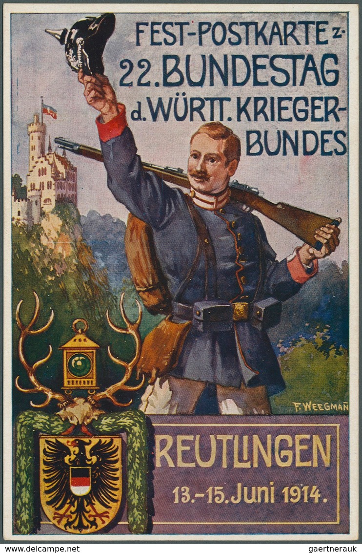 Deutsches Reich - Ganzsachen: 1902/1922, Posten von 450 Privat-Postkarten aus PP 27 C 168 bis PP 48,