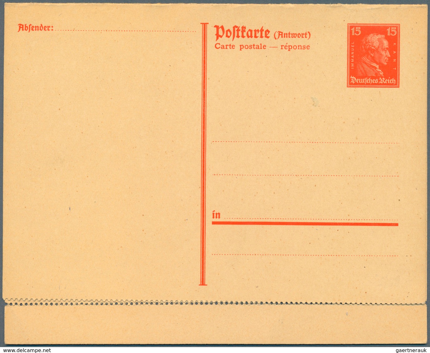 Deutsches Reich - Ganzsachen: 1925/1944. Sammlung Von 35 Postkarten, Gebraucht Oder Ungebraucht. Mit - Sonstige & Ohne Zuordnung
